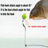 MNFT 9Set Anti Winding Coated Line Carp Rig Fishing Hook Hand Tied Terminal Tackle Made Hair Combi Rig Hook Ready