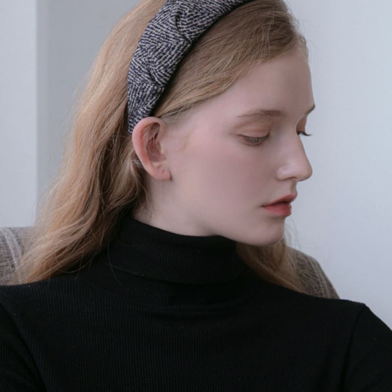 Jean Paul Clarisse Woll-Fischgräten-Haarband JP-22-210HB