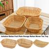 Multipurpose Imitation Rattan Fruit Plate  Wedding Candy Flower Storage