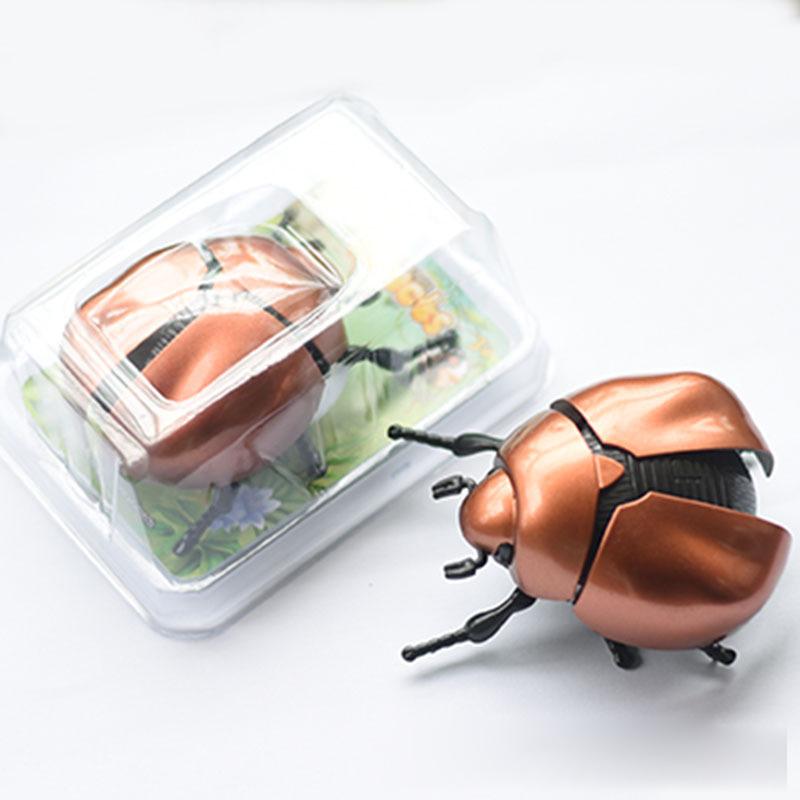 

1/4 шт. Игрушка-модель анимированного насекомого-пранкера, заводной жук, биоигрушки, жук-скарабей, детские пластиковые животные, заводная игрушка