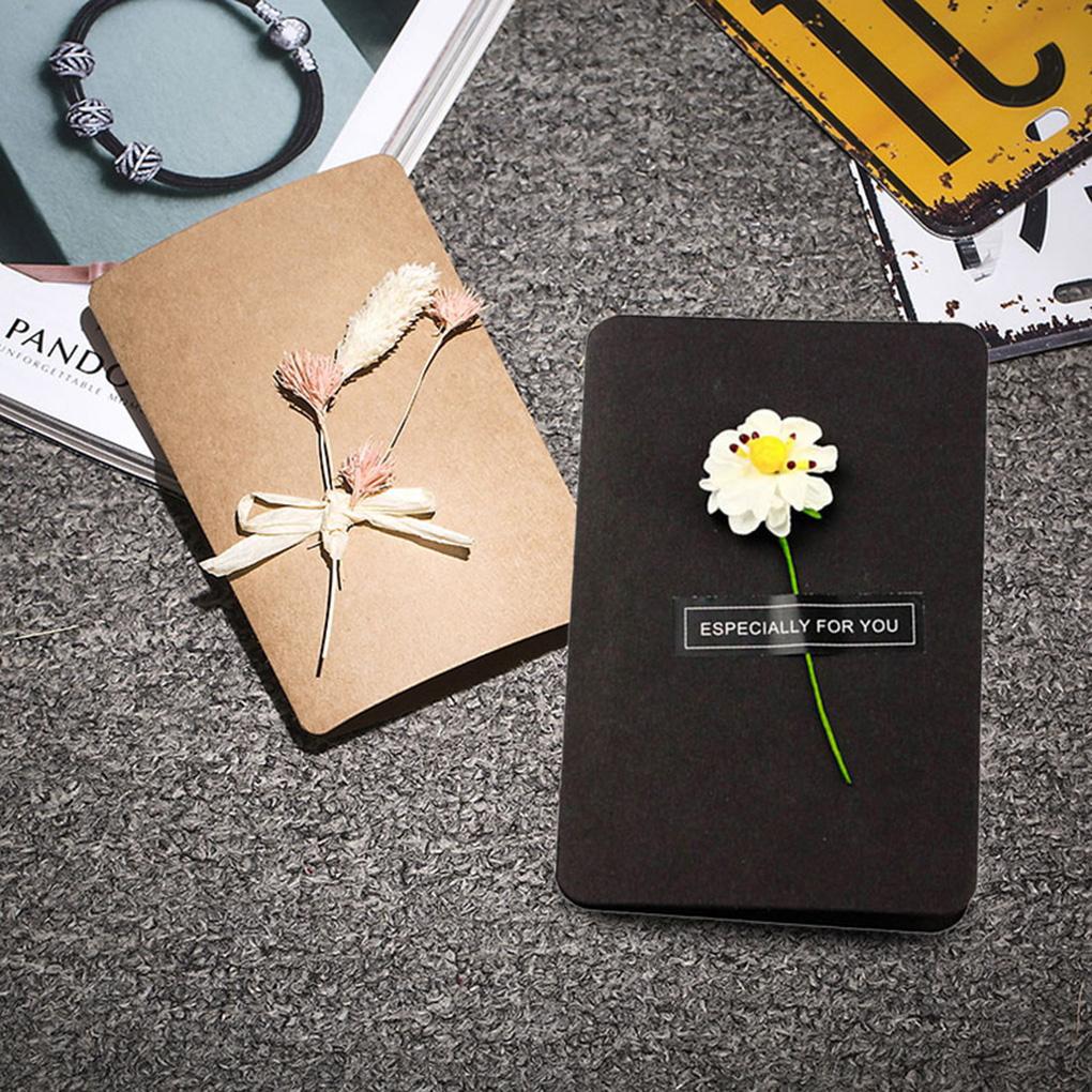 Vintage DIY Note Blank Gift Mini Kraft Paper Greeting Card Craft Message Card