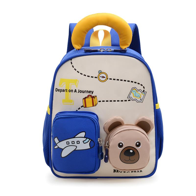 School bag 3-6 years old baby backpack cartoon love light casual children's bag new