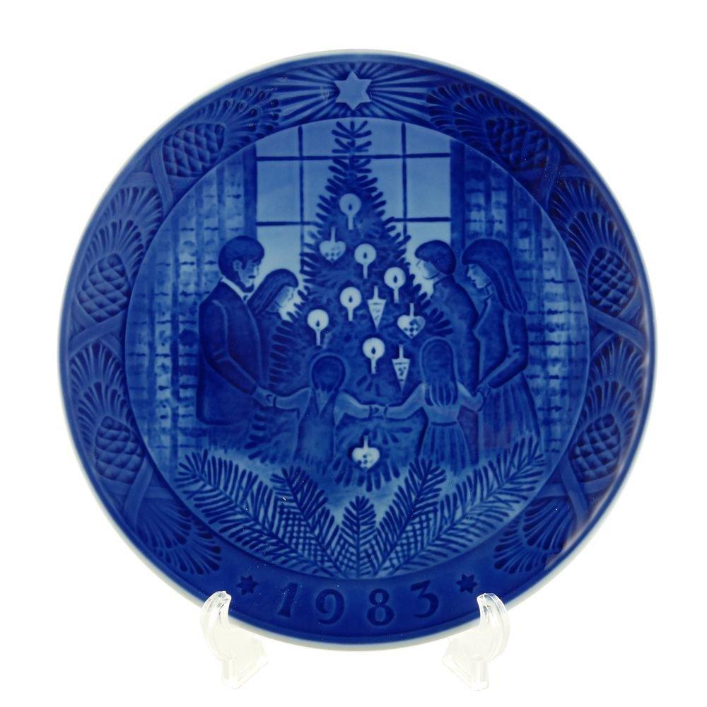 Royal Copenhagen Year Plate, Christmas Plate, 1983 (Showa 58), Merry Christmas, 1901083 [Parallel Import]