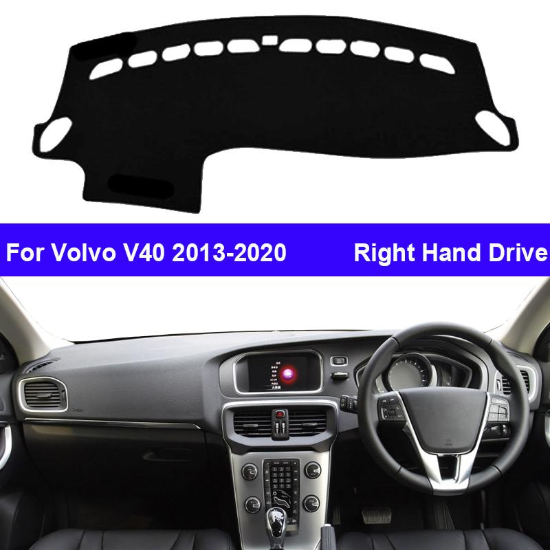 Auto Armaturenbrettabdeckung Für Volvo V40 2013 - 2020 Mittelkonsolenschutz Teppich Armaturenbrettmatte Sonnenschutz Teppich Teppich 2019 2018 2017 2016