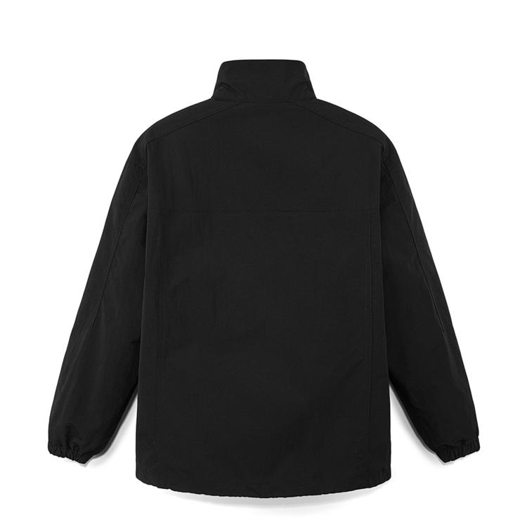 Timberland Stand Collar Outdoor Casual Water-Resistant Jacket Men Jacket Black A6FE2001