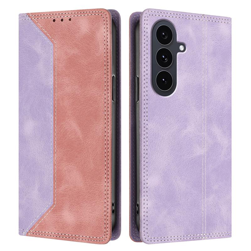 Fashion Magnetic Flip PU Leather Phone Case For Samsung Galaxy S26 Plus S25 Edge S24 FE S23 S22 S21 S20 Ultra S10 Wallet Card Holder Pocket Back Cover