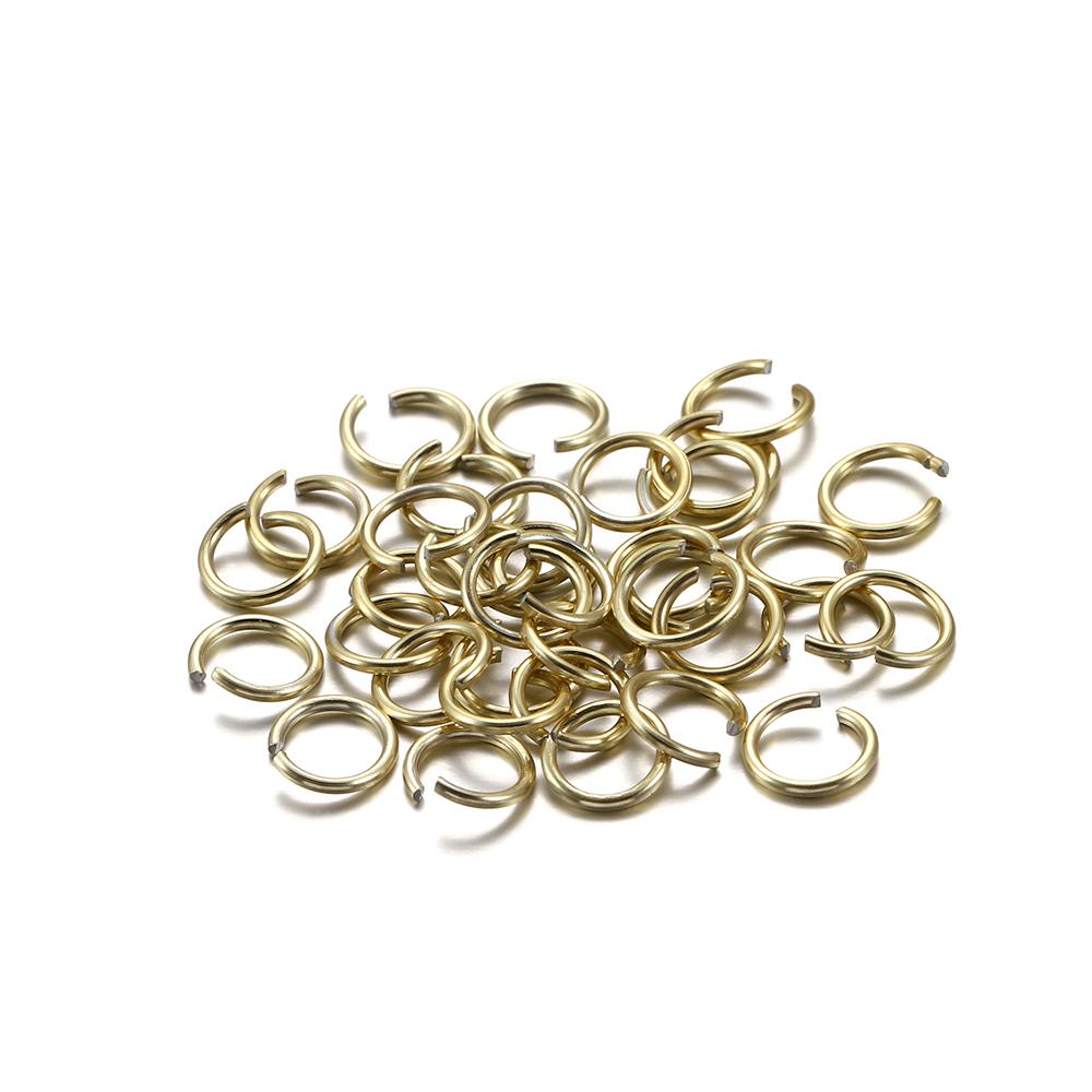 300Pcs/Lot 6 8 10 Mm Metal Colorful Open Jump Rings Split Rings Jump Rings Connectors For DIY Jewelry Making Findings Supplies