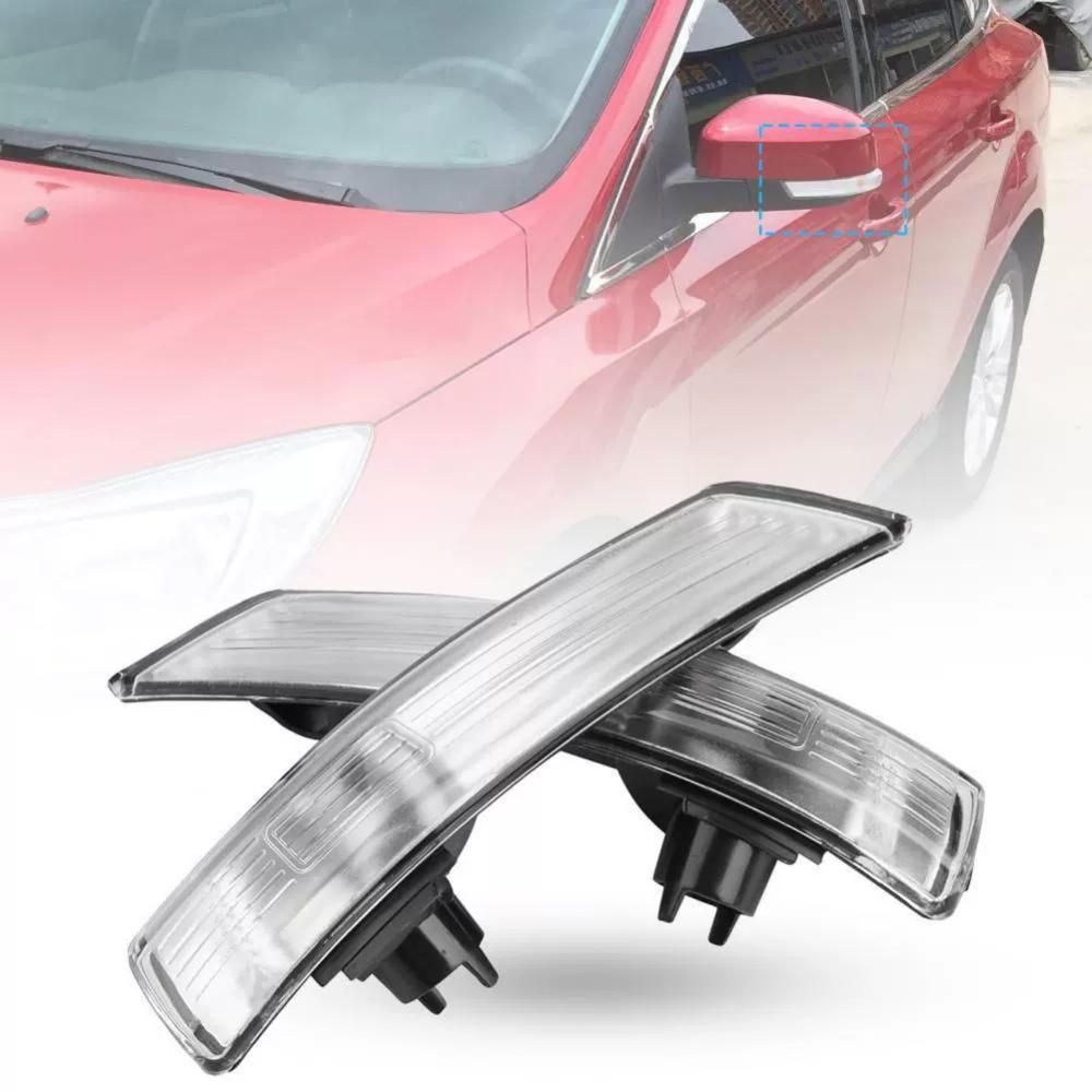 Venstre og Høyre Sidespeil Blinklys Linsedeksel For Ford Focus Mk3 2012-17