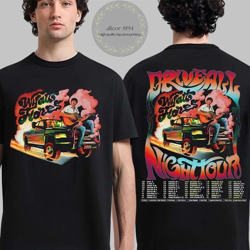 

Wyatt Flores Drive All Night Tour 2026 North America T Shirt S