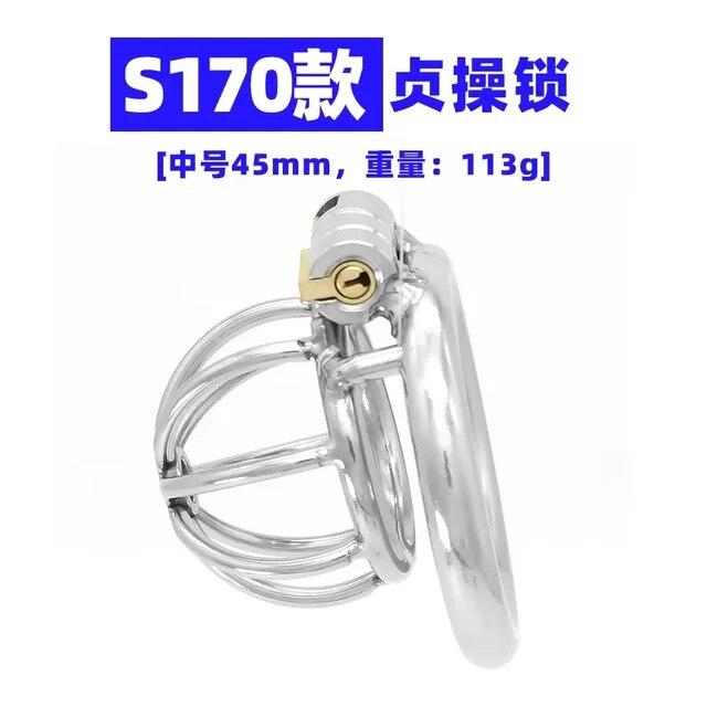 Sex Product Scrotum Binding Chastity Device Cock Cage Glans Lock Ring Penis Prison Delay Ejaculation BDSM Sex Toys For Men