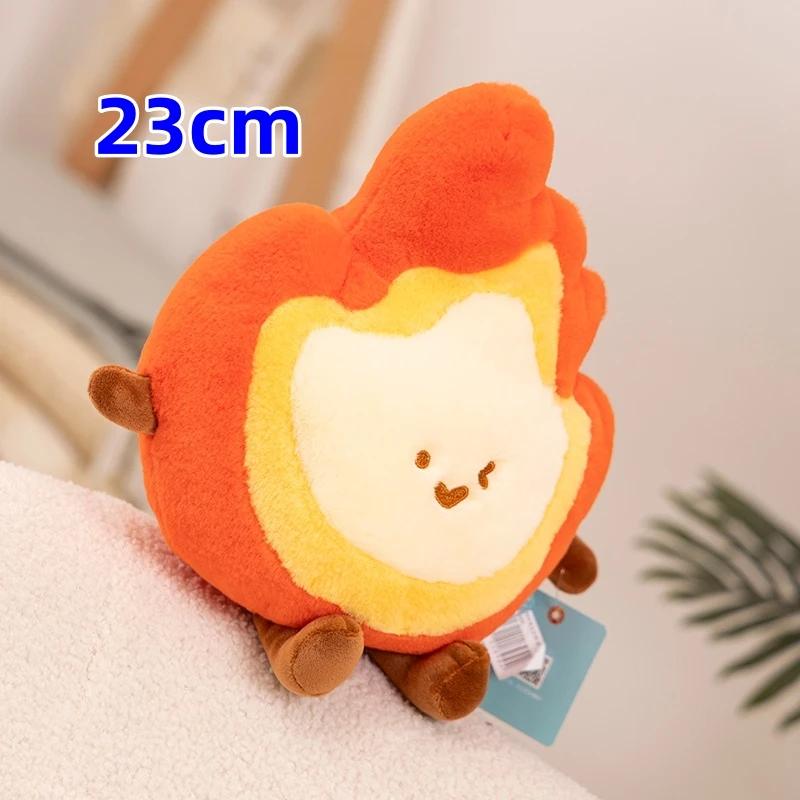 Funny Fashion Simulation Bonfire Plush Toy Soft Stuffed Cartoon Fire Doll Creative Home Living Room Pillow Cushion Decor