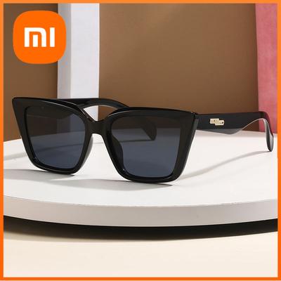 Retro Large Frame Cat Eye Round Face Rice Nail Sunglasses 2025 New Women's Street Photography Ultraviolet Sunglasses 3196