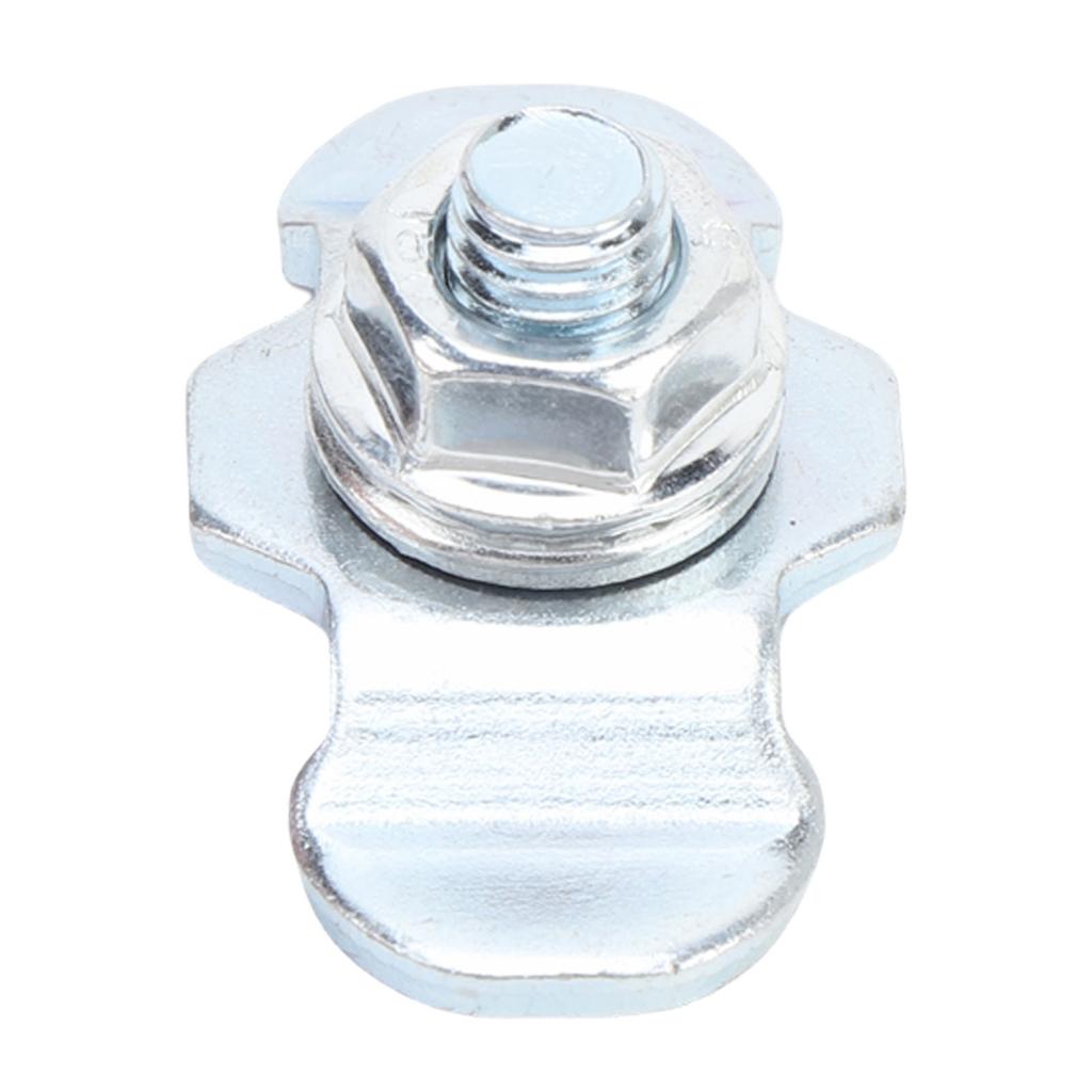 10pcs L Track Double Lug Threaded Stud Nut Fitting Zinc Plated L Track Rail Threaded Stud Fittings Tie Down for Van