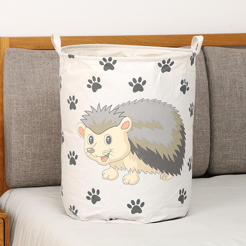 

Складаний кошик для білизни та іграшок з тканини 40*50 cm