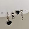 1 Set Damen Ohrringe Süß Cool Gothic Mehrere Stile Elegant Geschenk Legierung Liebesherzförmig Creolen Hänge Stecker Ohrringe Set für Verabredungen