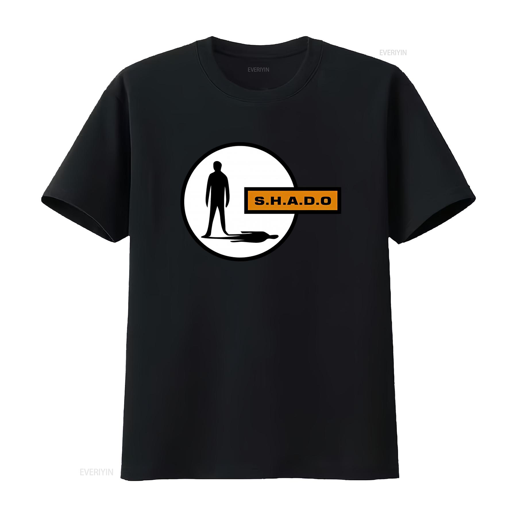 

SHADO T Shirt for Men Retro UFO Sci Fi Inspired by Gerry Anderson TV Show vintage Washed graphic streetwear Casual 4XL