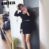 GMXIA Women's Fashion Casual Solid Color Print Summer Spring Short Skirt