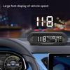 Digital Solar Energy HUD Display With 1000mAh Battery For Vehicle Real Time Information Automatic Brightness Adjustment