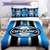 Grêmio FBPA Printed Pattern Duvet Cover Set – Includes 1 Duvet Cover and 2 Matching Pillowcases Bedroom Decor Christmas Gifts