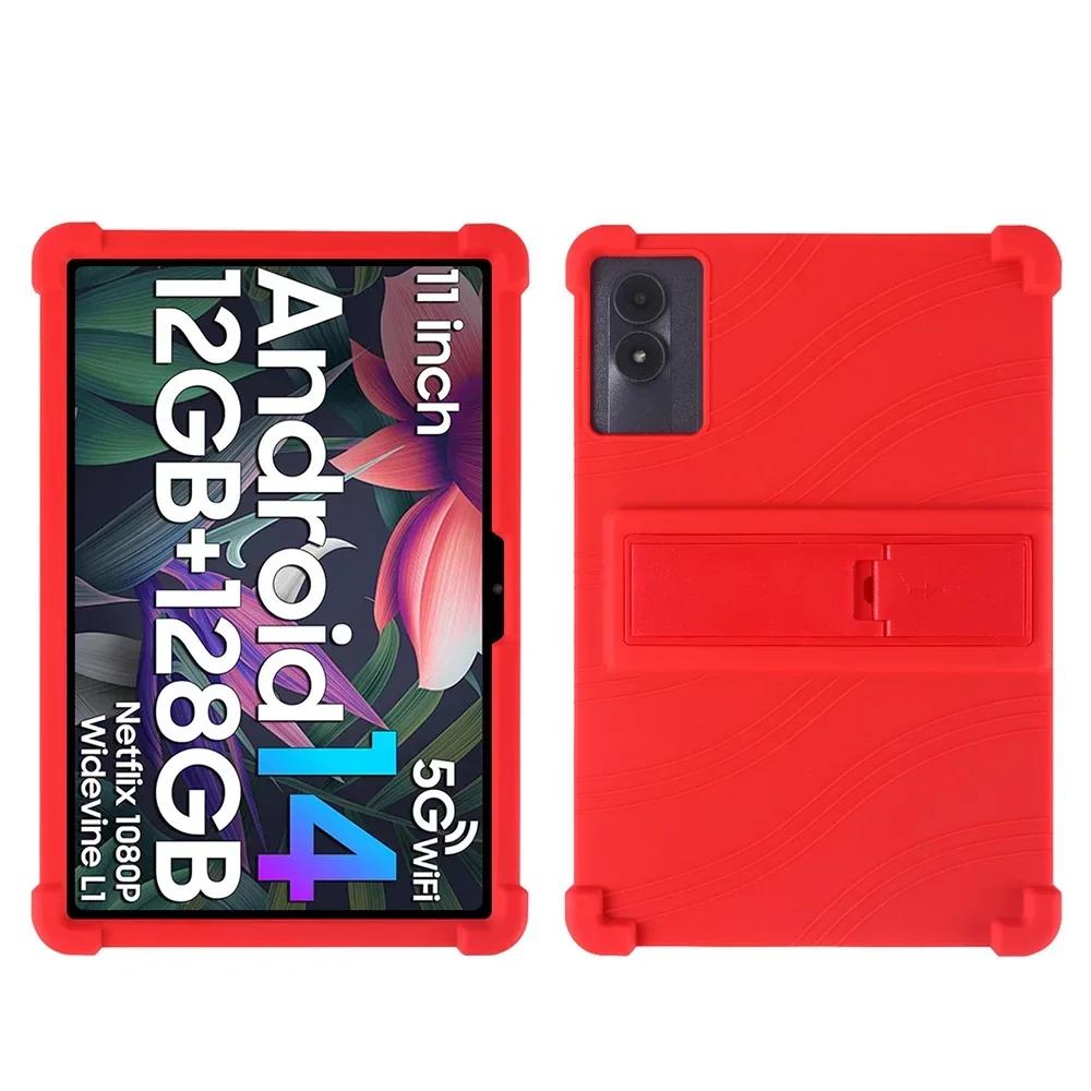 Pour Tabwee W90 11 Pouces Tablette Android 15 coque de protection, anti chute épaisse coque en silicone Adapté aux enfants coque souple Tabwee W90