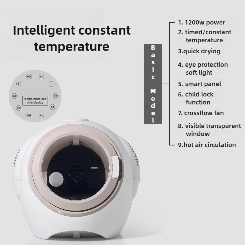

Pet Hair Dryer Cat Puppy Hair Dryers Box Automatic Cat Small Dogs Accessories Dry Room Cats Dog Bath Grooming Supplies Producs