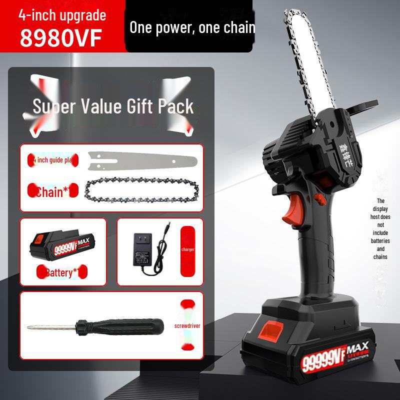 

Портативная мощная бесщеточная электрическая цепная пила: Варианты 4, 6 и 8 дюймов для домашней обрезки