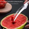1 Set Lebensmittelqualität Wassermelonenschneider Multifunktionales Sommer-Fruchtschneidewerkzeug Perfekt für Küche BBQ Party Picknicks