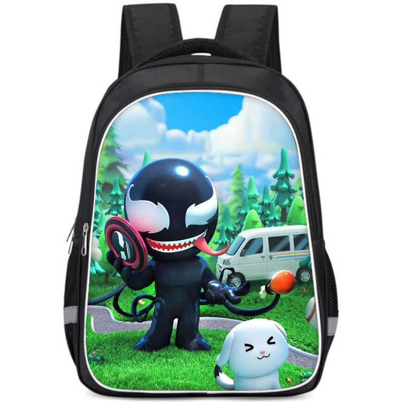 Versatile The Venom Last Dance Cartoon Pattern Backpack For School With High Durability And Comfort
