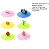 6Pcs Silicone Cup Lid Set Cute Animal Drink Covers Reusable Airtight Mug Cover for Hot/Cold Beverages Dustproof Leak-Proof Cup Sleeves