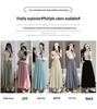 Pleated Yamamoto High-Waist A-line Skirt: Women's Spring/Summer 2025 Korean Style, Slimming, Plus Size, Mid-Length, Hip-Covering Skirt