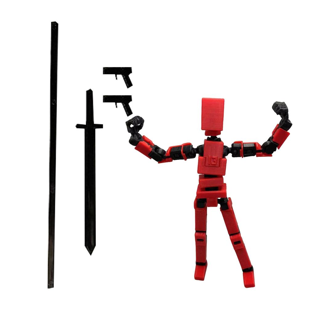 Multi- Movable Doll, Fully Articulated Mechanical Toy For Stress Relief