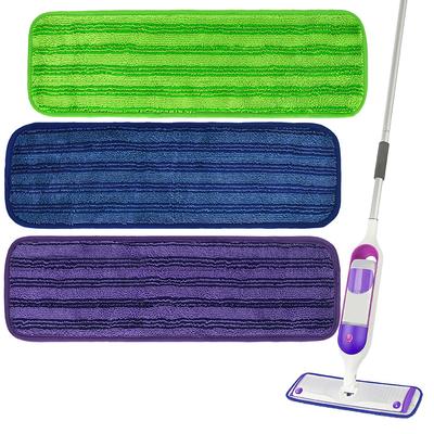 15 inch vervangende microvezelmop, wasbare hoofdmoppads, geschikt voor platte spuitmops, huishoudelijk schoonmaakgereedschap