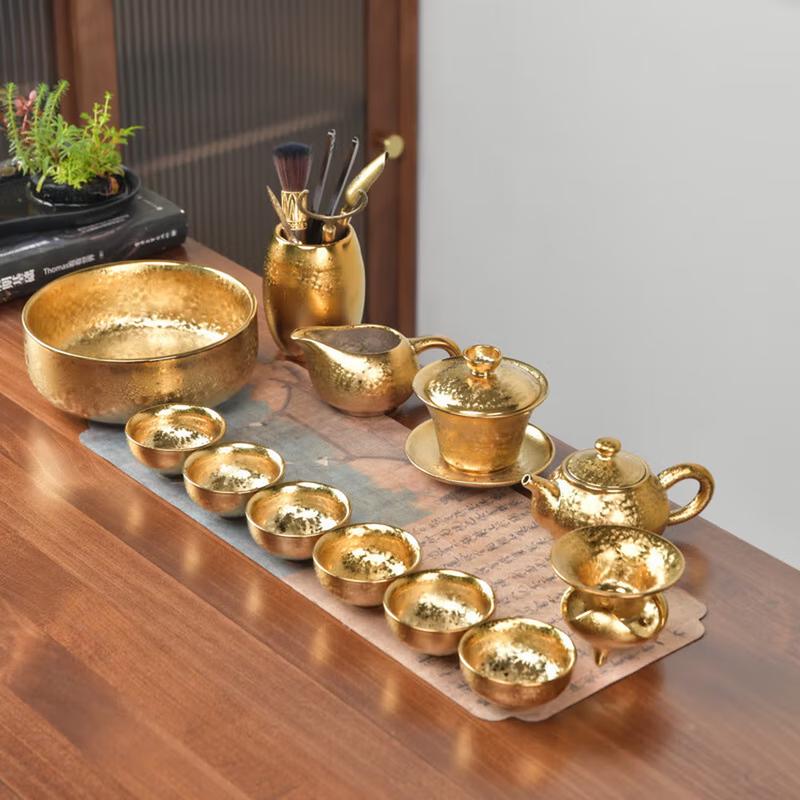 Jianzhan Kiln Glazed Ceramic Kung Fu Tea Set