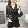 Summer New Women's Chiffon Jacket Shirt Women's Loose Cardigan Shawl Thin Versatile
