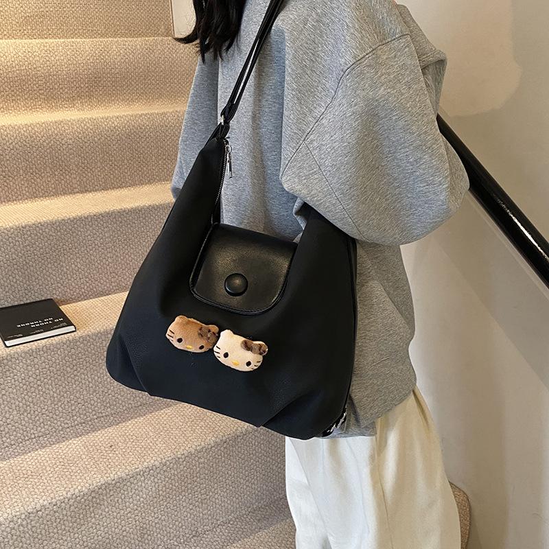 Backpack Women's Large Capacity 2025 New Casual Niche Design Multifunctional Crossbody Bag Dumpling Bag Backpack