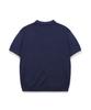 XTONZ Xtk181 Colored Layered Collar Knit (Navy)
