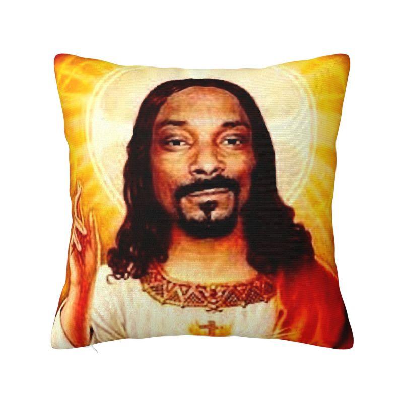 Rapper Music Snoop Dogg Cushion Cover X Cm Polyester Velvet Throw Pillow Case For Sofa Car Decoration Bedding Pillowslip