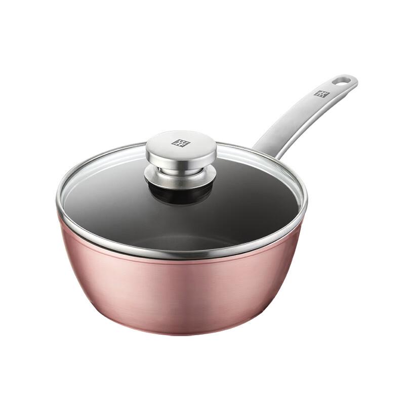 ZWILLING Enjoy Serie Pinkes Aluminium 3-teiliges Kochgeschirrset