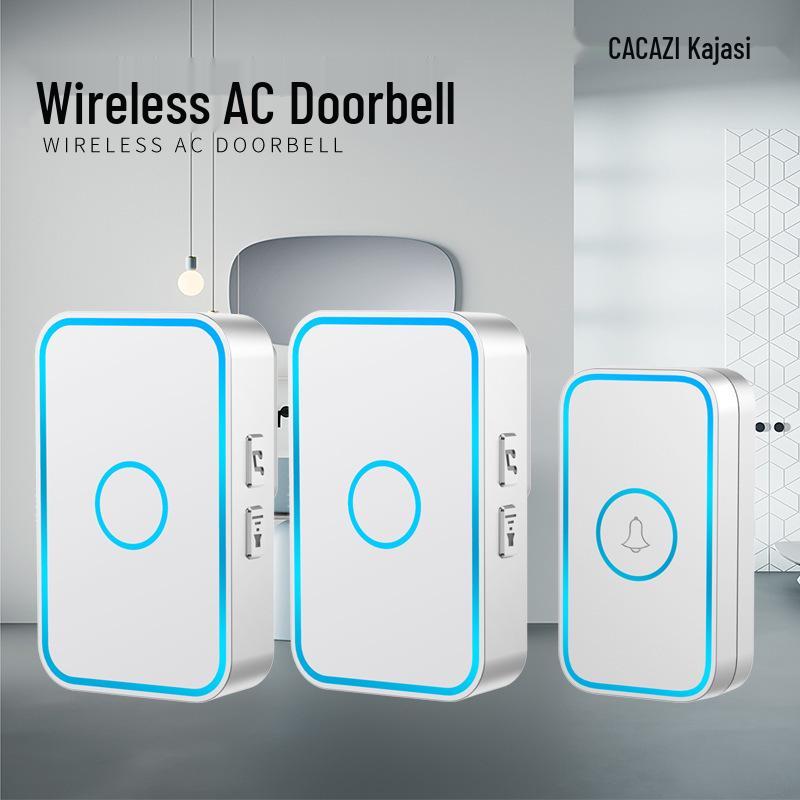 Long-Distance Smart Wireless Doorbell with Remote Control – One-to-Two Setup