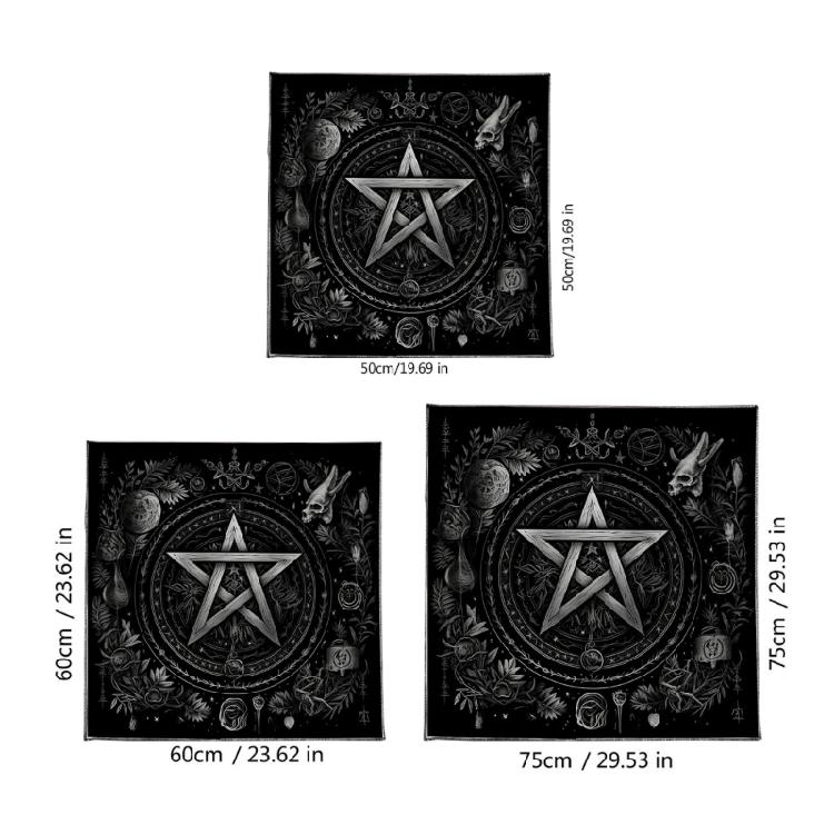 Moon Flower Star Astrology Tablecloth Tarots Divinations Tablecloth Altars Cloth Divinations Board Game Accessories