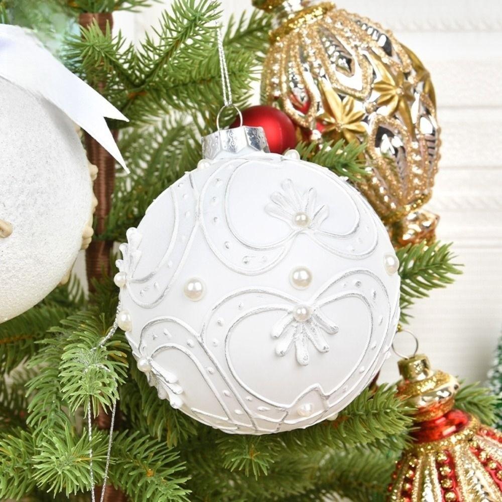 Durable Plastic Christmas Balls Multicolor Reusable Christmas Tree Balls 8-12cm Xmas Baubles Home