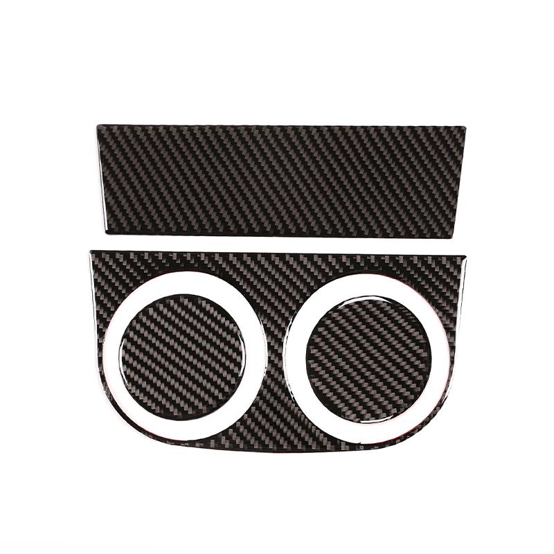 Soft carbon fiber Car center gearbox decorative frame sticker Dashboard Window Lift Panel Suitable for Toyota Hilux 2015-