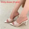Lace Embroidery Pumps With Waterproof Platform For Casual Summer Wear