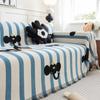 Cartoon Elephant Sofa Cover Sofa Towel Chenille Color Stripe Couch Cover Pet Mat Living Room Sofa Slipcover Throw Blanket