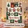 Wall Hanging TapestryChristmas Custom Name Print Art For Indoor Home Room Decoration Holiday Gift