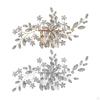 Crystal Rhinestone Bridal Hair Comb Handmade Sparkly Decorative Bridesmaids Girls Women Clip,