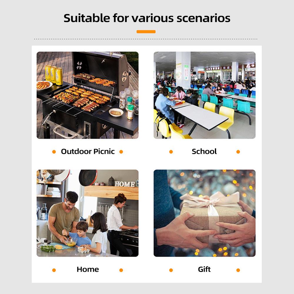 Camping Bento Box Titanium Bento Box Outdoor 800ml Lunch Box Rectangle Food Storage Container