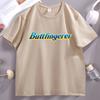 Butterfingerer Adult Funny Tee Cotton Short Sleeved T-shirt Summer Round Neck Loose and Base Shirt for Men Women Basic Tee