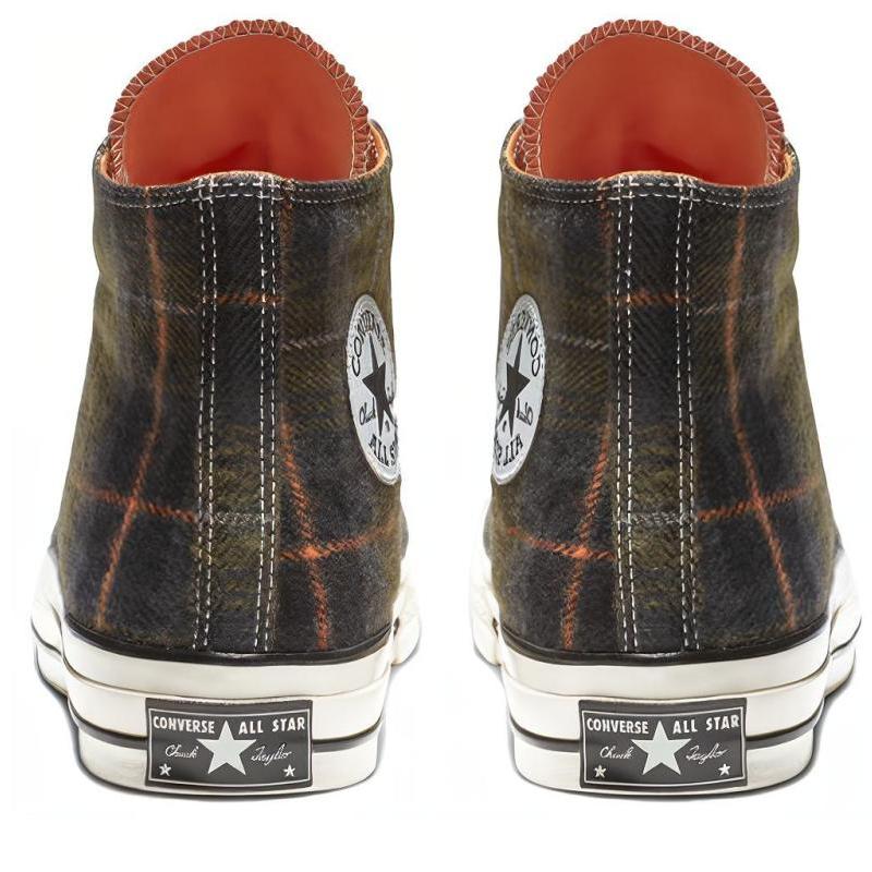 Converse 1970s Chuck Taylor Hi Vintage Fashion High Top Espadrilles Unisex Olive