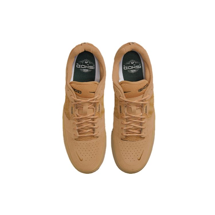 Nike Ishod Wair SB Wheat Unisex Sneakers Brown Flax Gum-Light-Brown DC7232-200